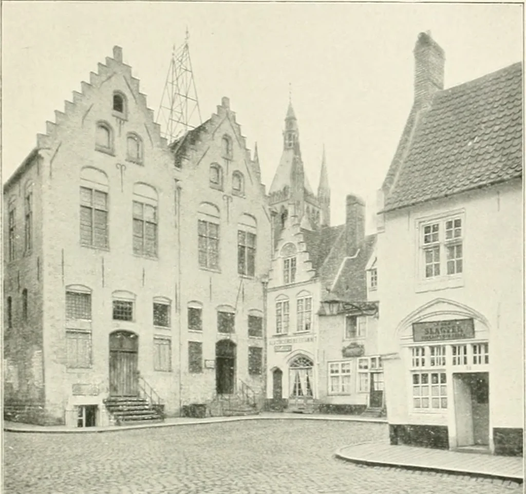 An illustration from Bruges et Ypres, 1907, leaf 118