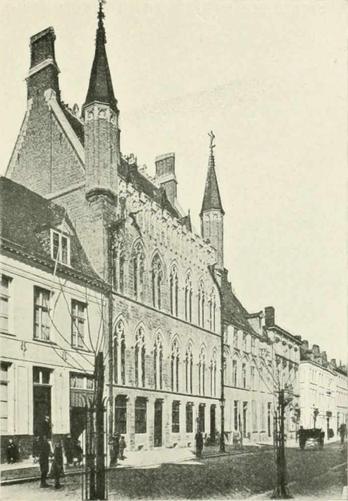 An illustration from Bruges et Ypres, 1907, leaf 122