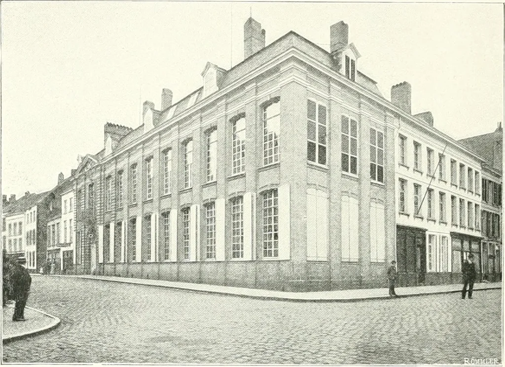 An illustration from Bruges et Ypres, 1907, leaf 123