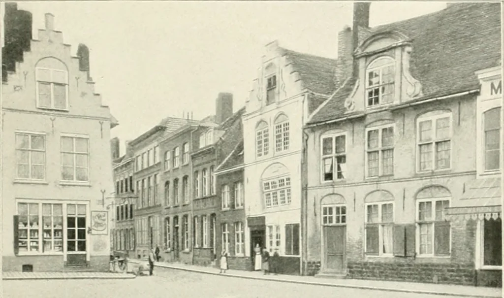 An illustration from Bruges et Ypres, 1907, leaf 128