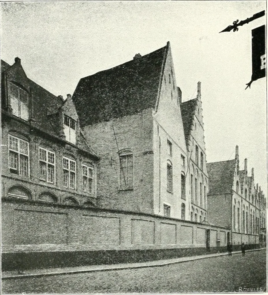 An illustration from Bruges et Ypres, 1907, leaf 129