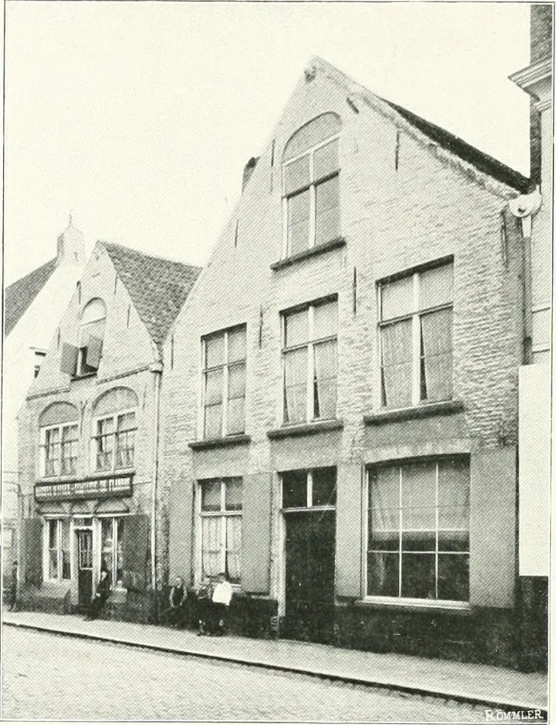 An illustration from Bruges et Ypres, 1907, leaf 13