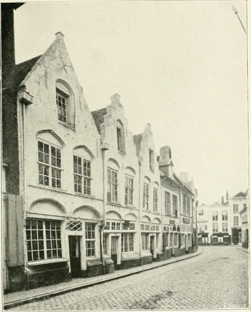 An illustration from Bruges et Ypres, 1907, leaf 130