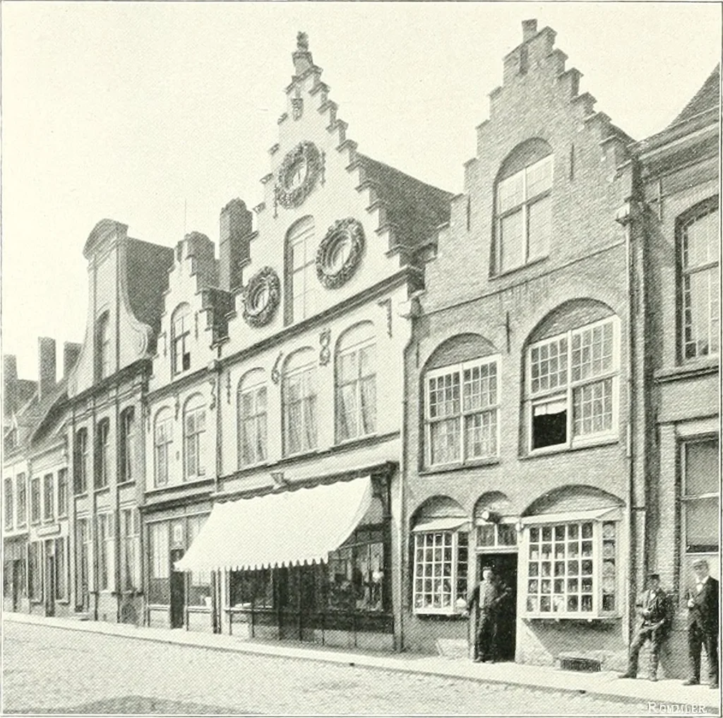 An illustration from Bruges et Ypres, 1907, leaf 133
