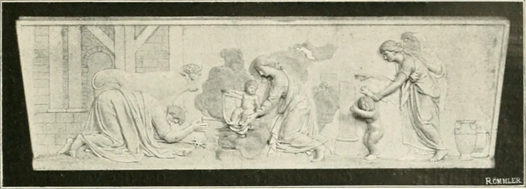 An illustration from Bruges et Ypres, 1907, leaf 136