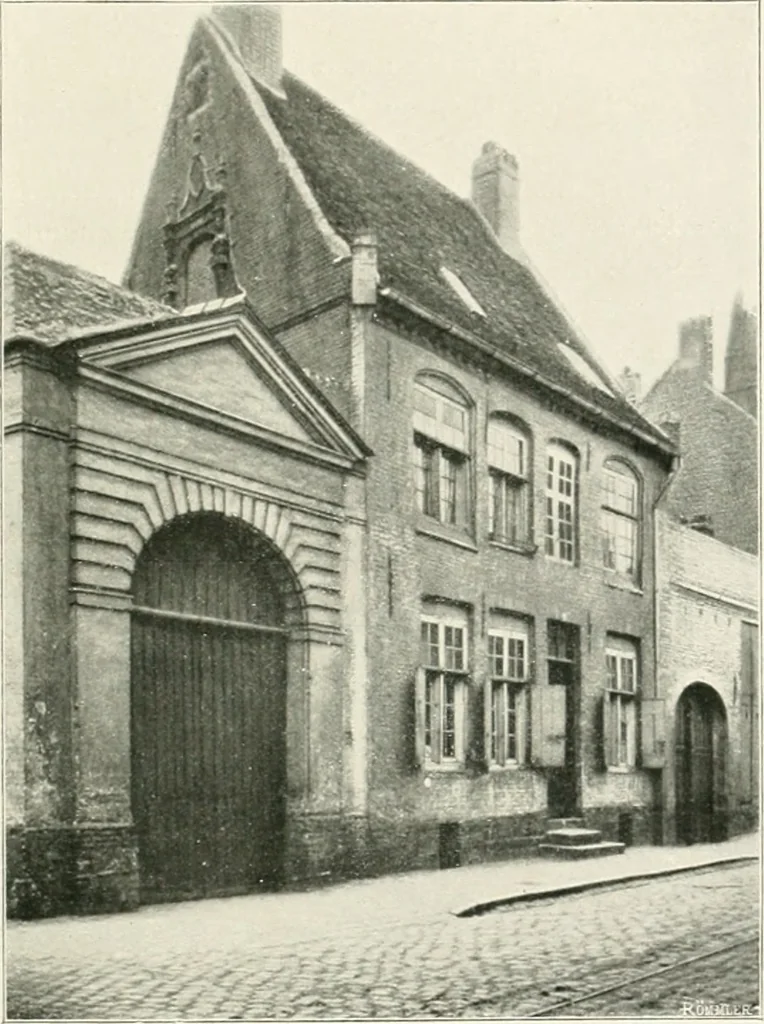 An illustration from Bruges et Ypres, 1907, leaf 14