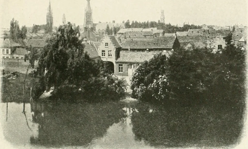 An illustration from Bruges et Ypres, 1907, leaf 16
