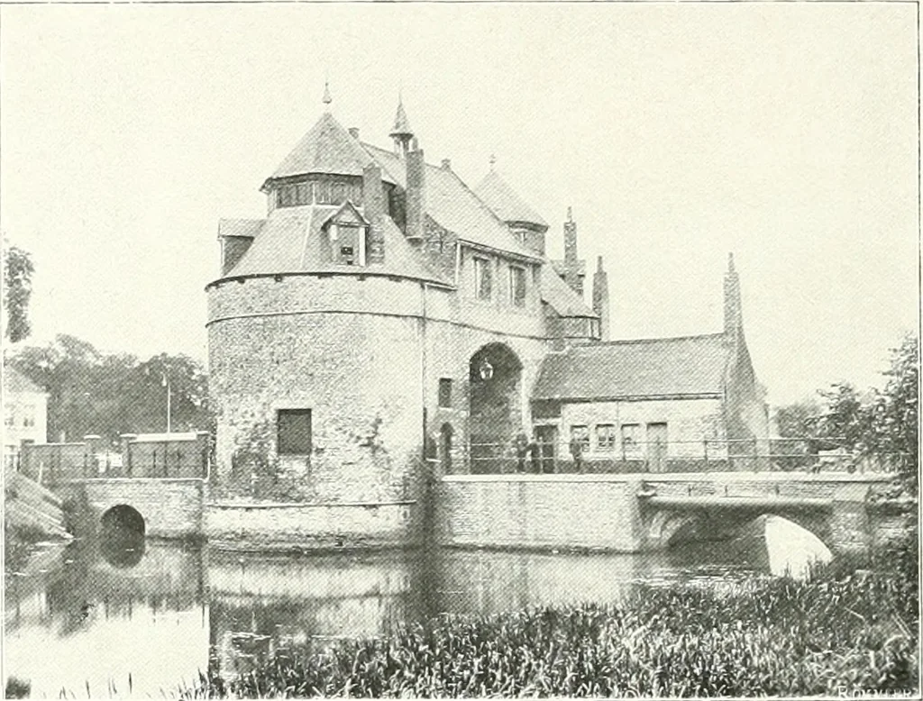 An illustration from Bruges et Ypres, 1907, leaf 19