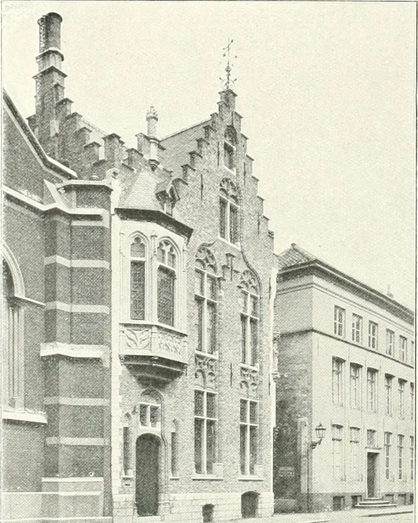 An illustration from Bruges et Ypres, 1907, leaf 21