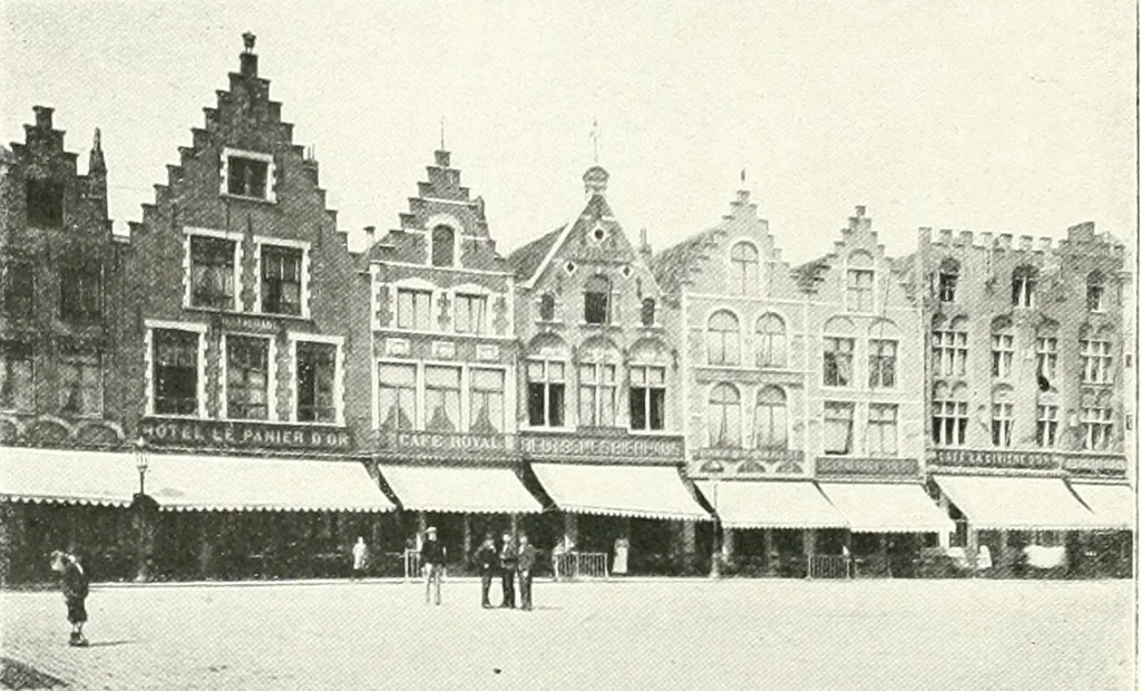 An illustration from Bruges et Ypres, 1907, leaf 23
