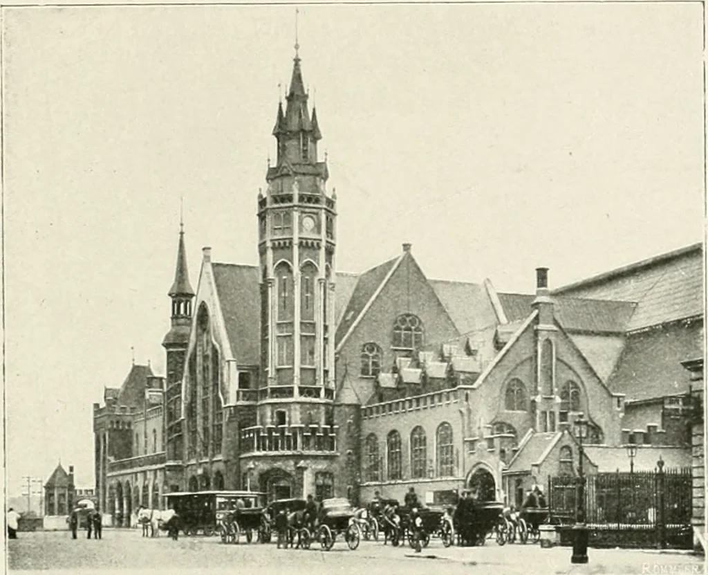 An illustration from Bruges et Ypres, 1907, leaf 24
