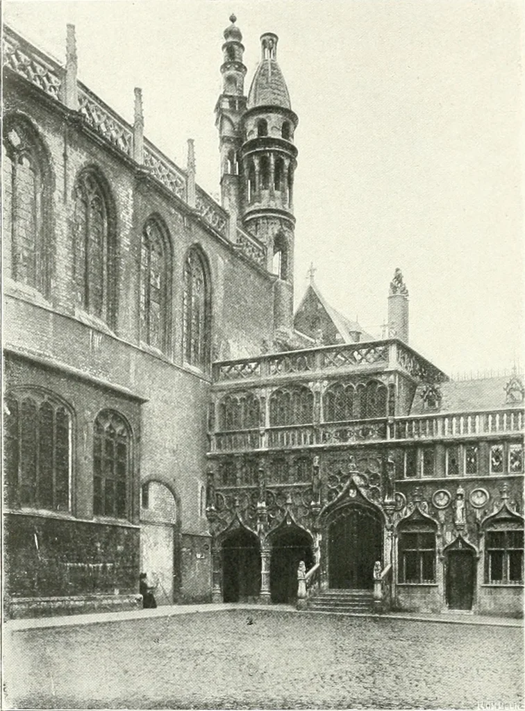 An illustration from Bruges et Ypres, 1907, leaf 27