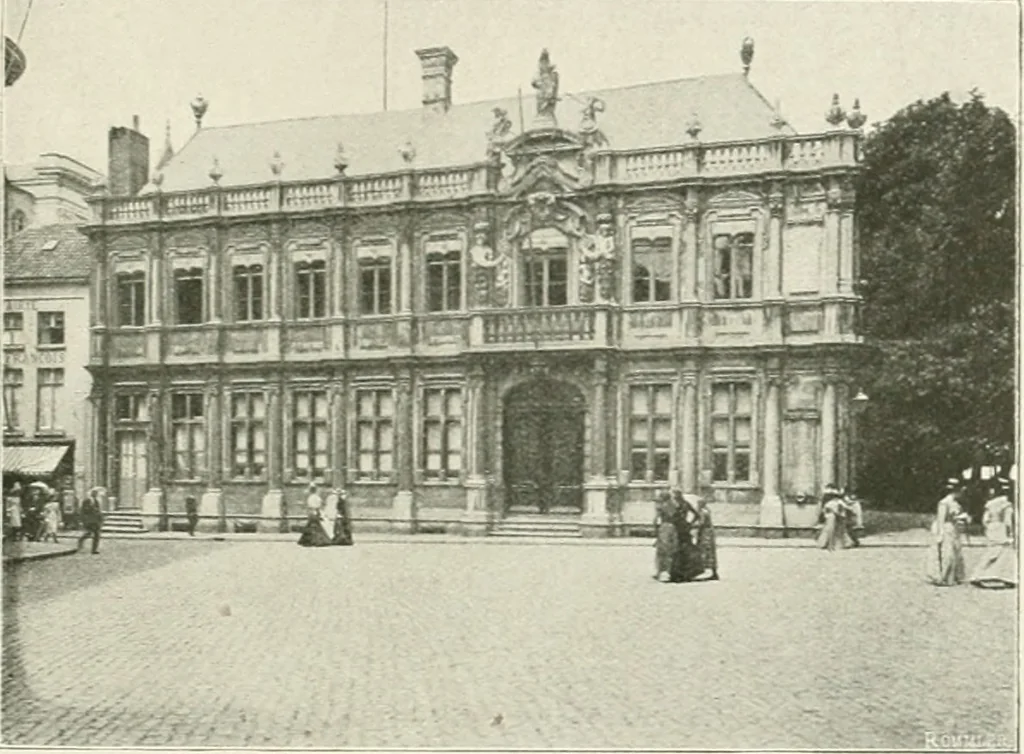 An illustration from Bruges et Ypres, 1907, leaf 28