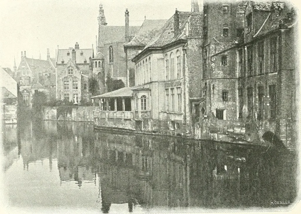 An illustration from Bruges et Ypres, 1907, leaf 35