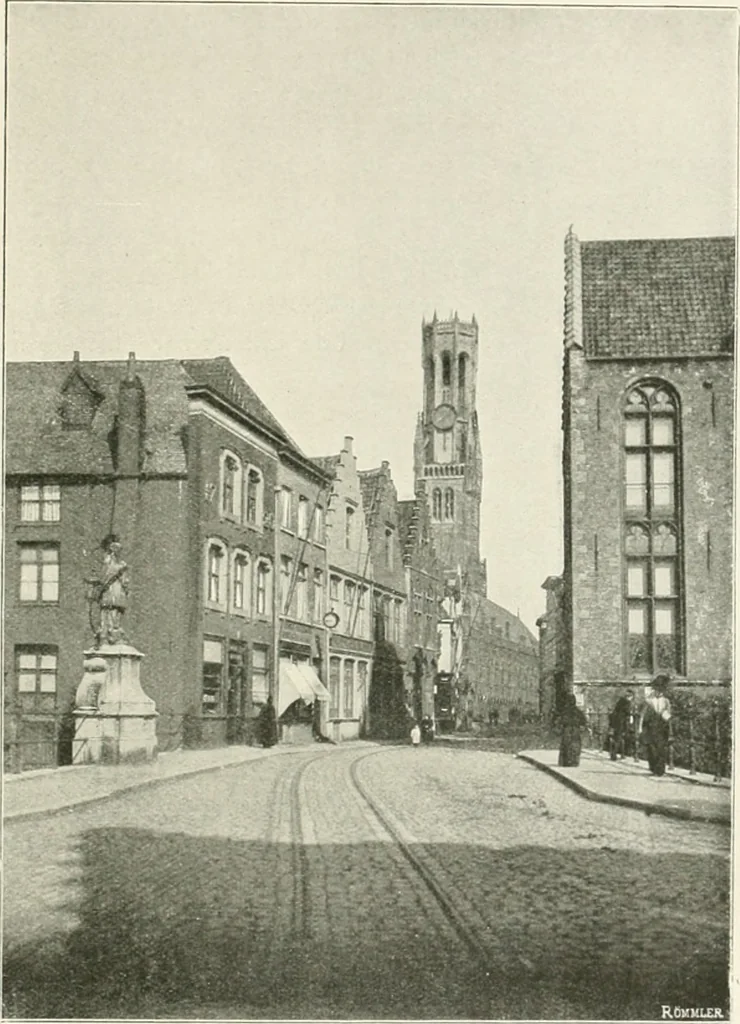 An illustration from Bruges et Ypres, 1907, leaf 48