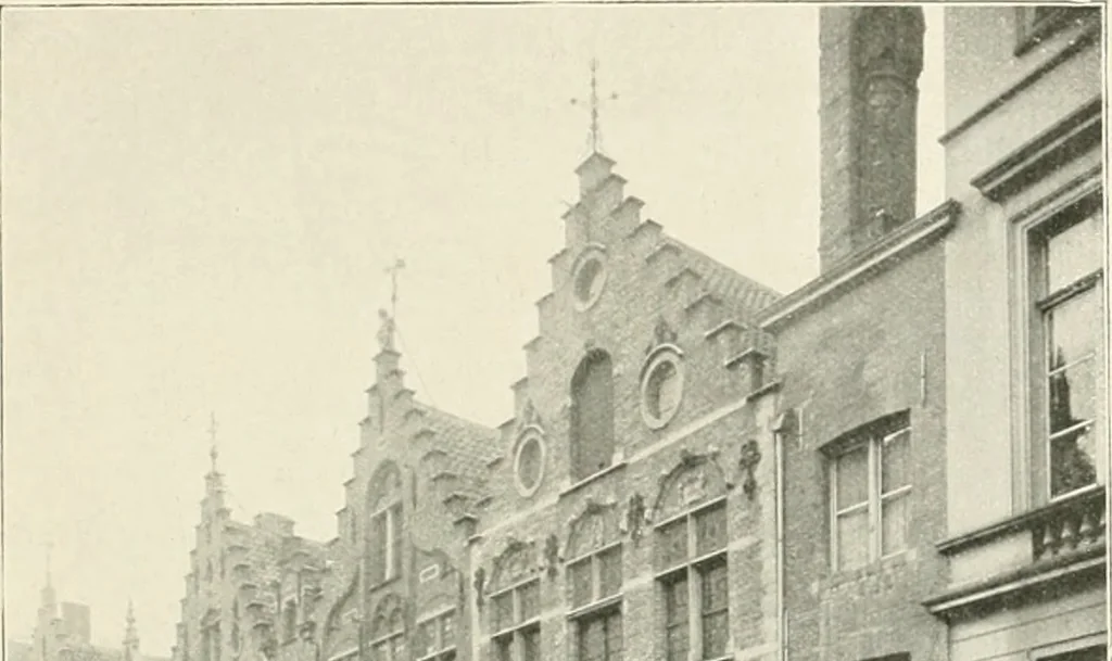 An illustration from Bruges et Ypres, 1907, leaf 50