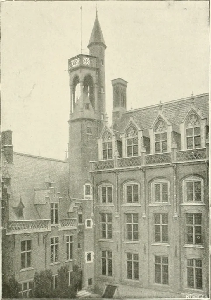 An illustration from Bruges et Ypres, 1907, leaf 54