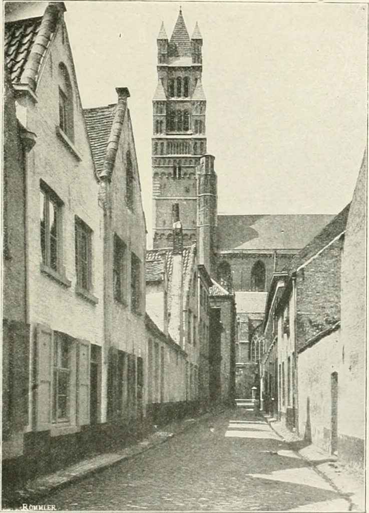 An illustration from Bruges et Ypres, 1907, leaf 56