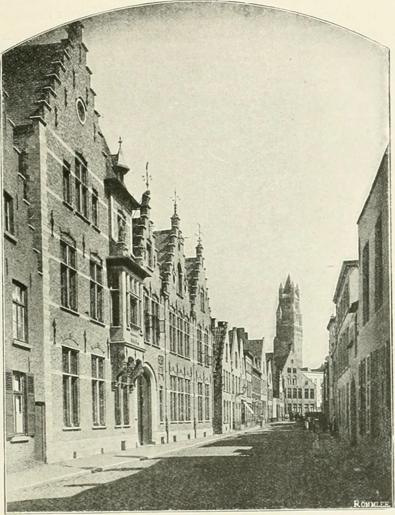 An illustration from Bruges et Ypres, 1907, leaf 60