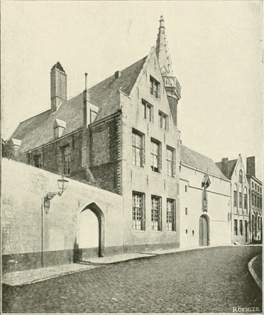 An illustration from Bruges et Ypres, 1907, leaf 64