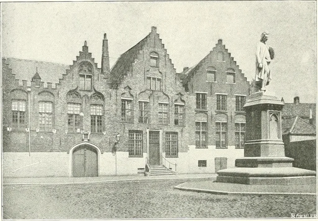 An illustration from Bruges et Ypres, 1907, leaf 65