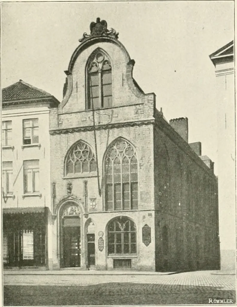 An illustration from Bruges et Ypres, 1907, leaf 66