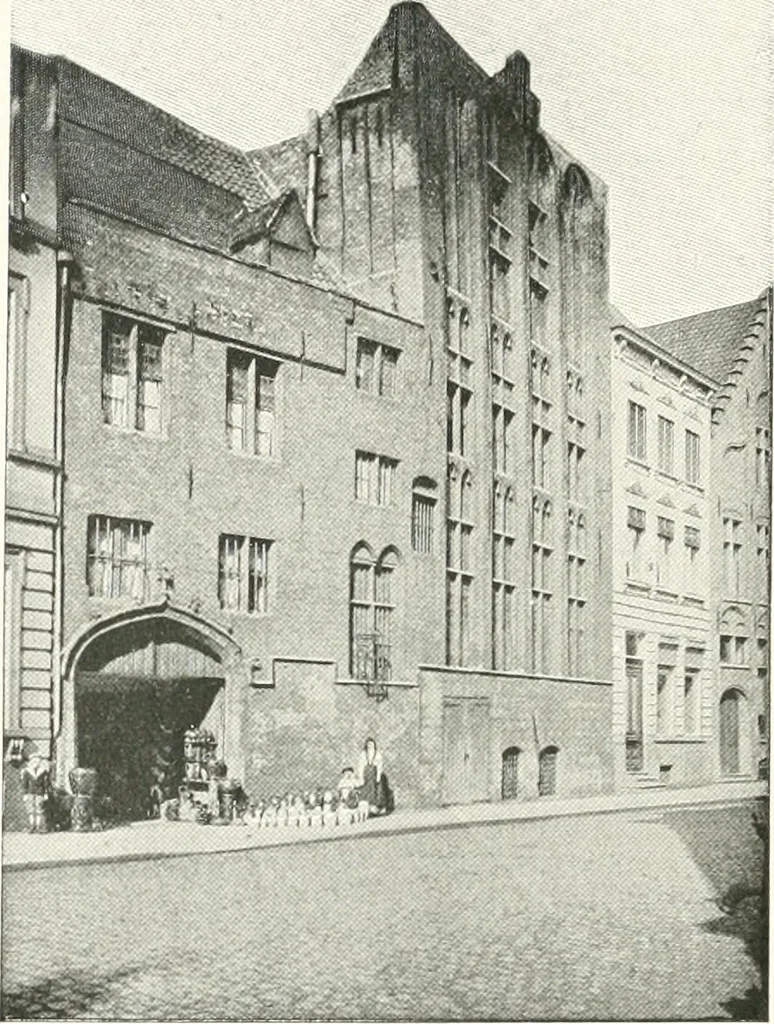 An illustration from Bruges et Ypres, 1907, leaf 69