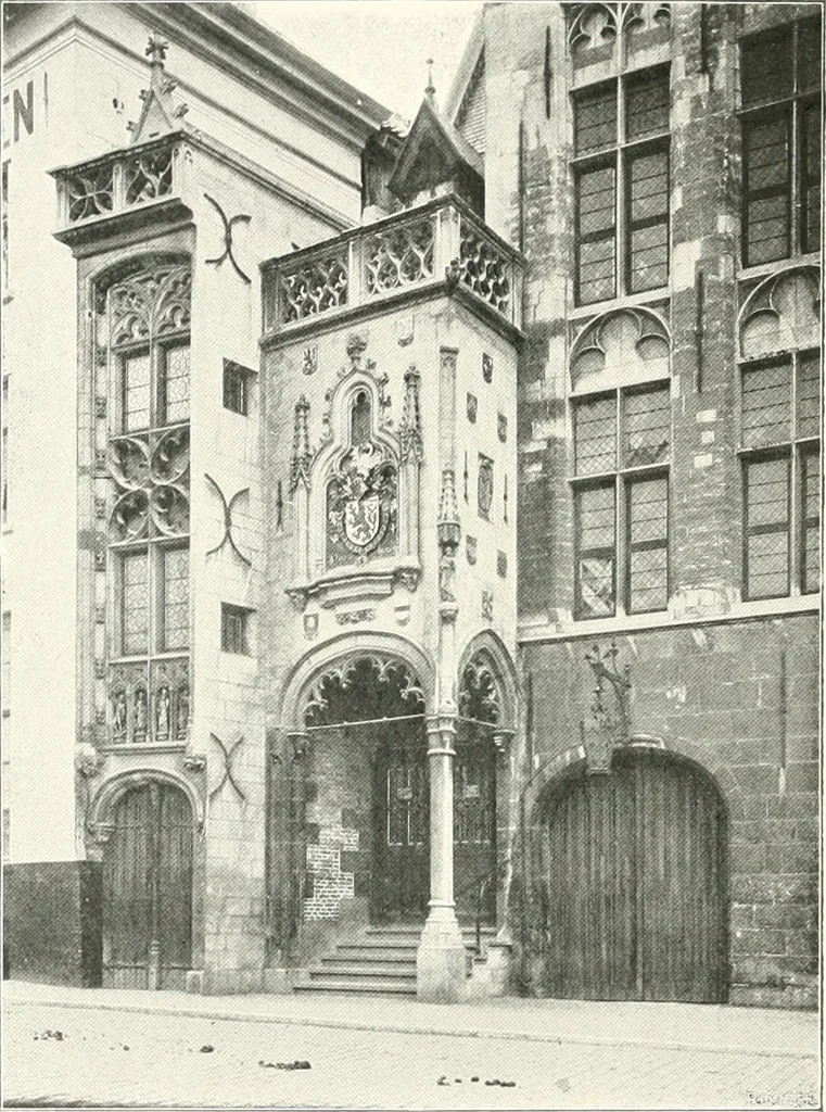 An illustration from Bruges et Ypres, 1907, leaf 71