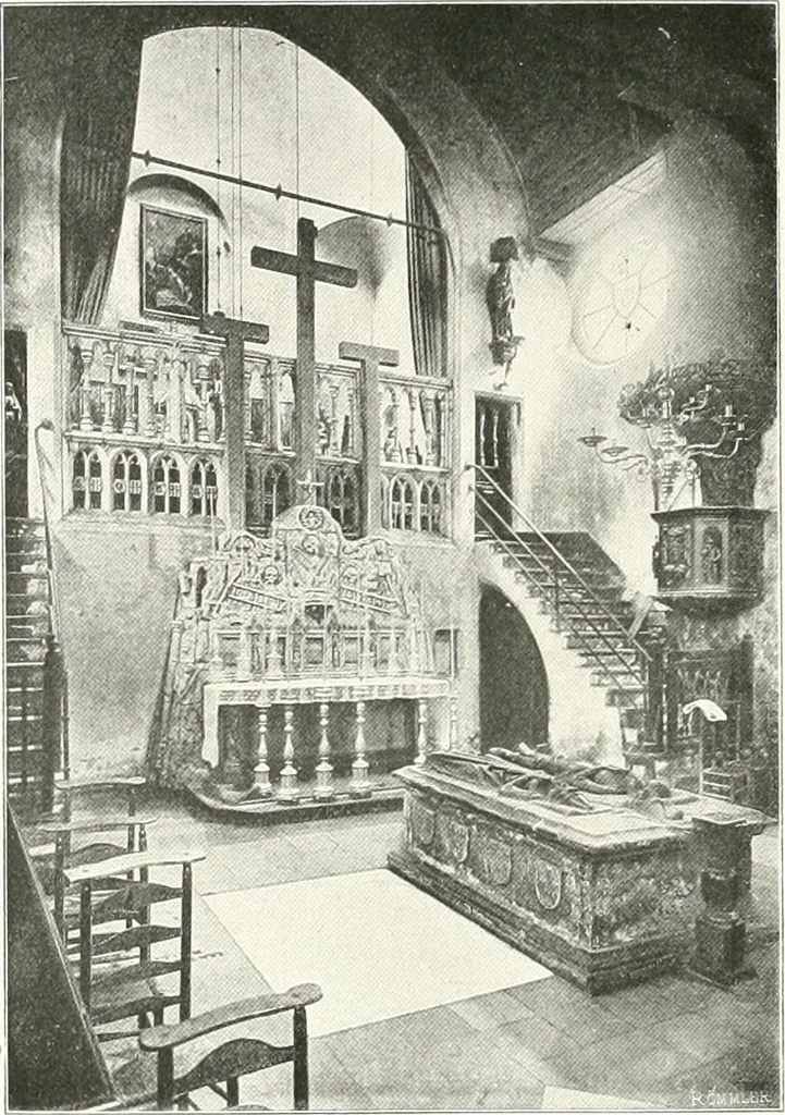 An illustration from Bruges et Ypres, 1907, leaf 73