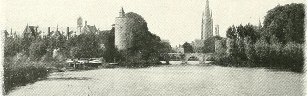 An illustration from Bruges et Ypres, 1907, leaf 75