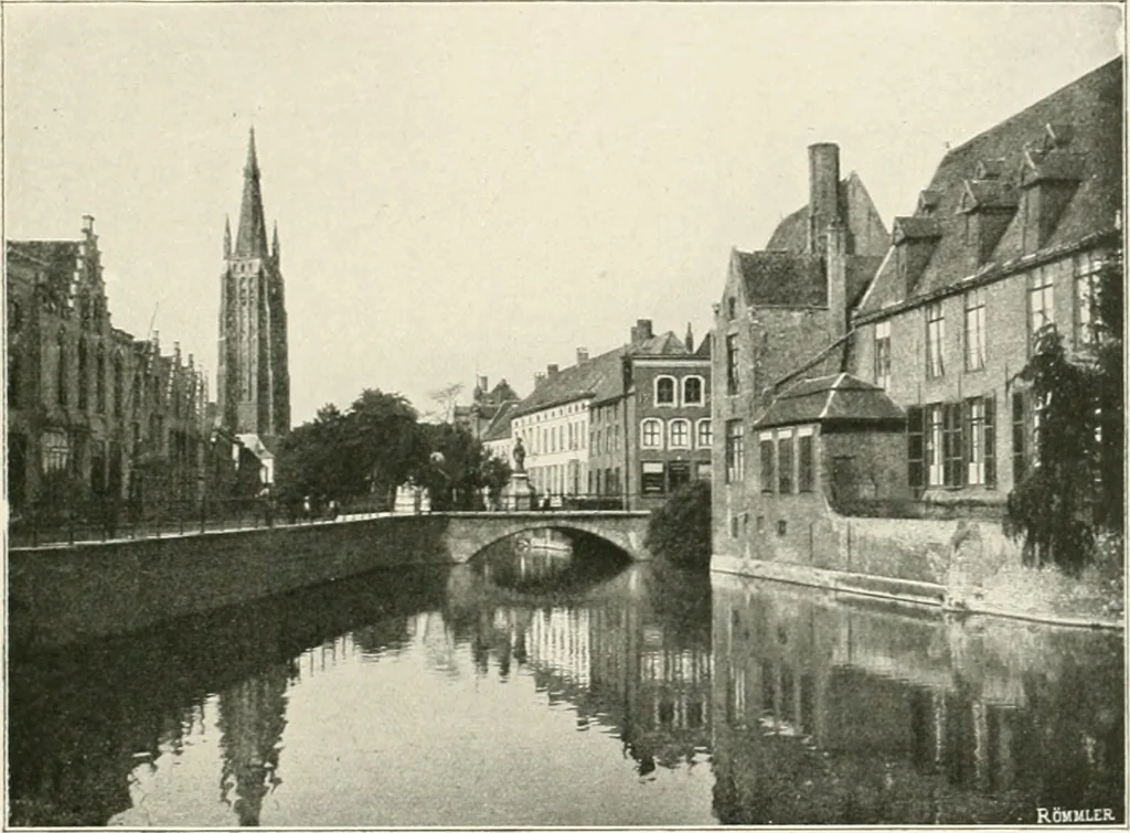 An illustration from Bruges et Ypres, 1907, leaf 76