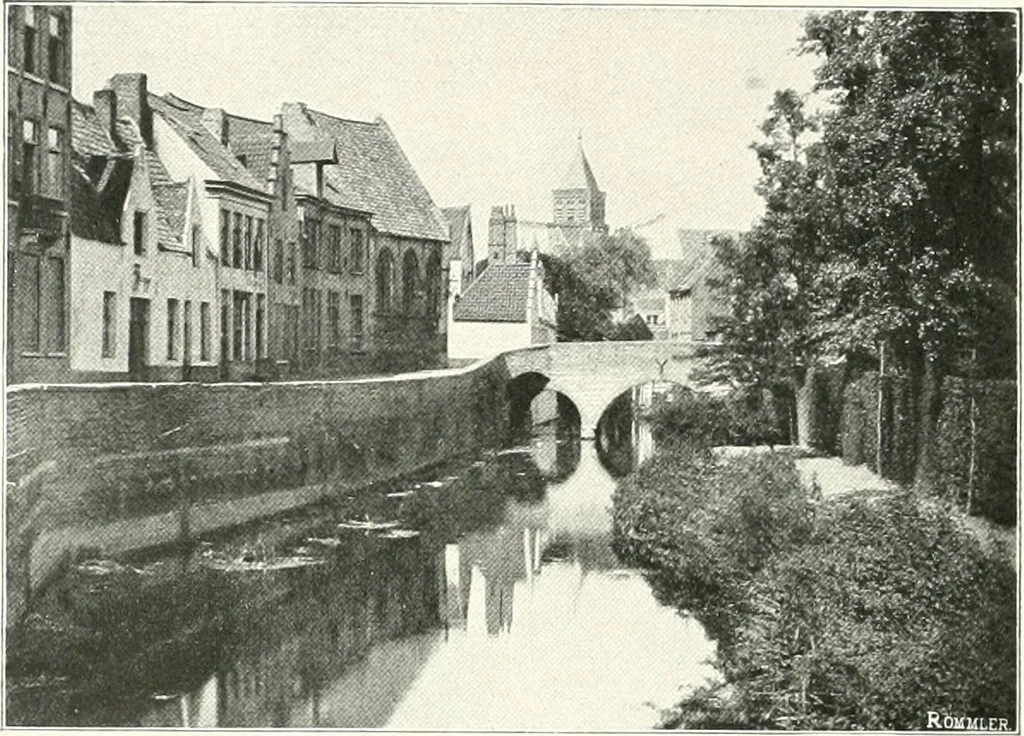 An illustration from Bruges et Ypres, 1907, leaf 79