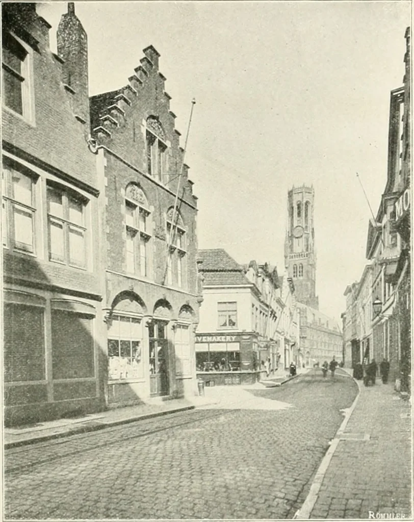 An illustration from Bruges et Ypres, 1907, leaf 80