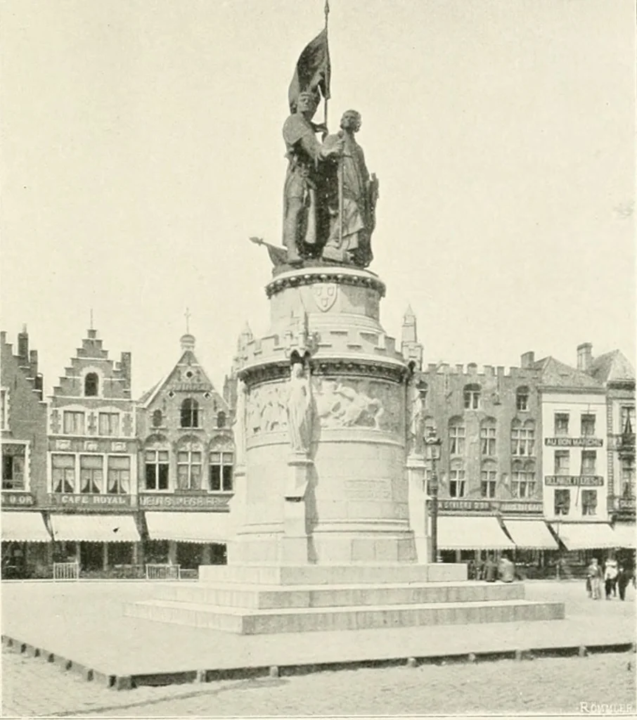 An illustration from Bruges et Ypres, 1907, leaf 84