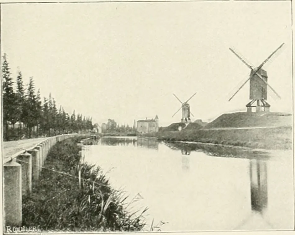 An illustration from Bruges et Ypres, 1907, leaf 88