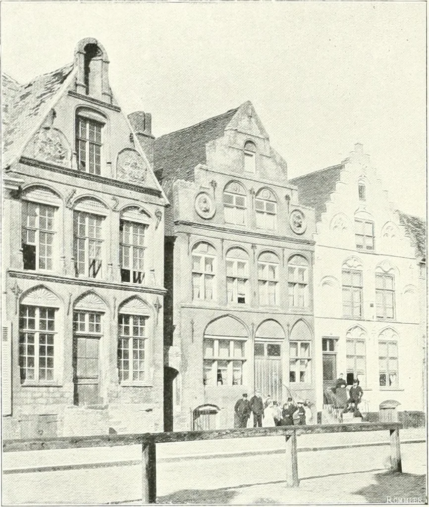 An illustration from Bruges et Ypres, 1907, leaf 91