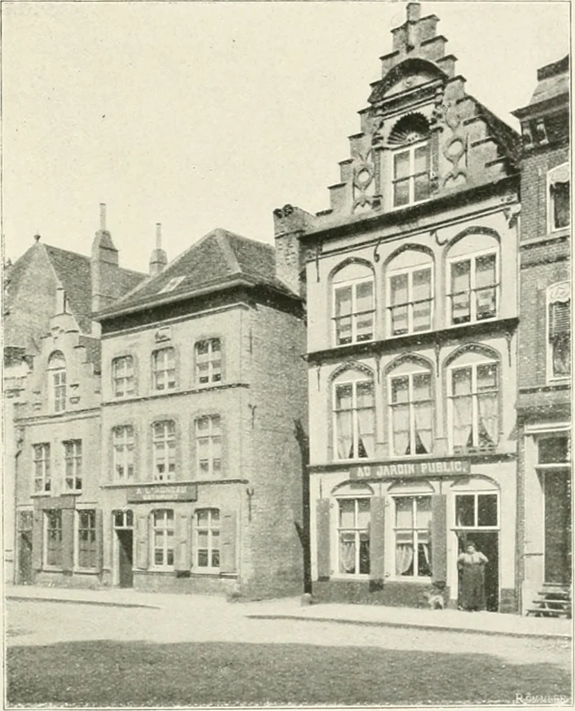 An illustration from Bruges et Ypres, 1907, leaf 92