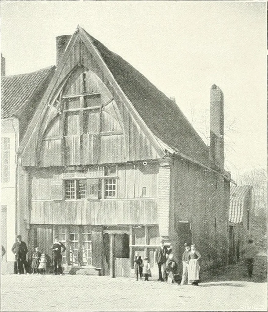 An illustration from Bruges et Ypres, 1907, leaf 93
