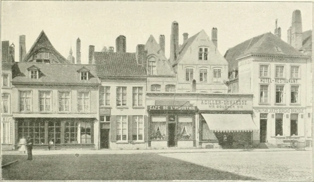 An illustration from Bruges et Ypres, 1907, leaf 94