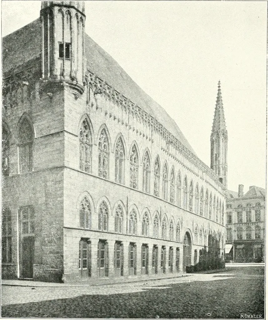 An illustration from Bruges et Ypres, 1907, leaf 97