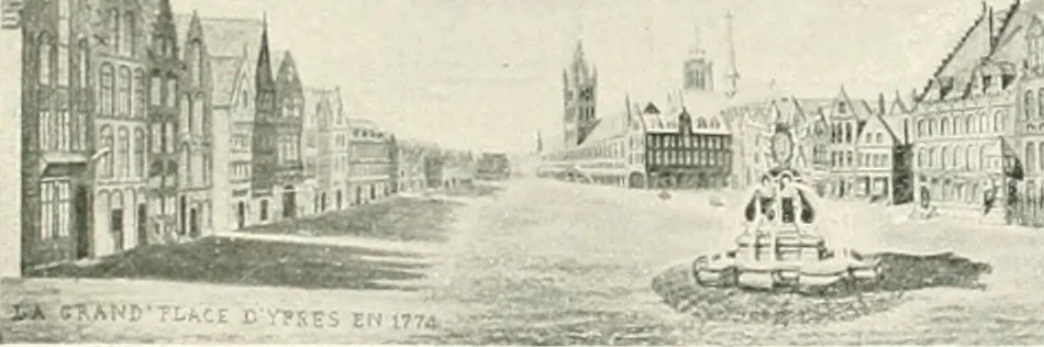 An illustration from Bruges et Ypres, 1907, leaf 98