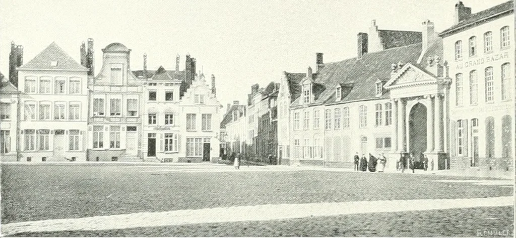 An illustration from Bruges et Ypres, 1907, leaf 99