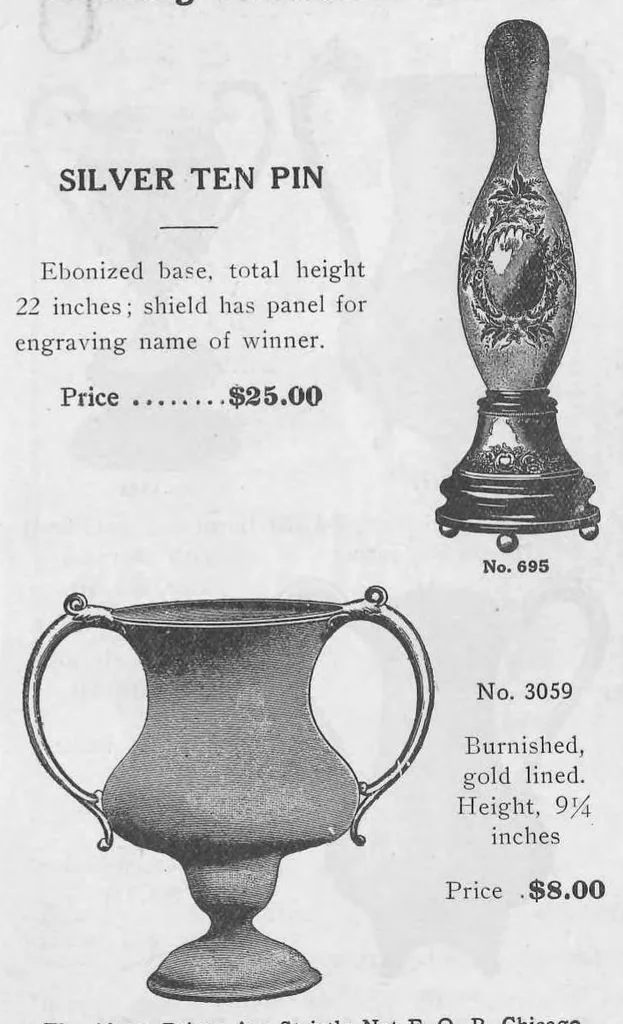 An illustration from Brunswick Bowling Supplies 1913, 1913, leaf 24