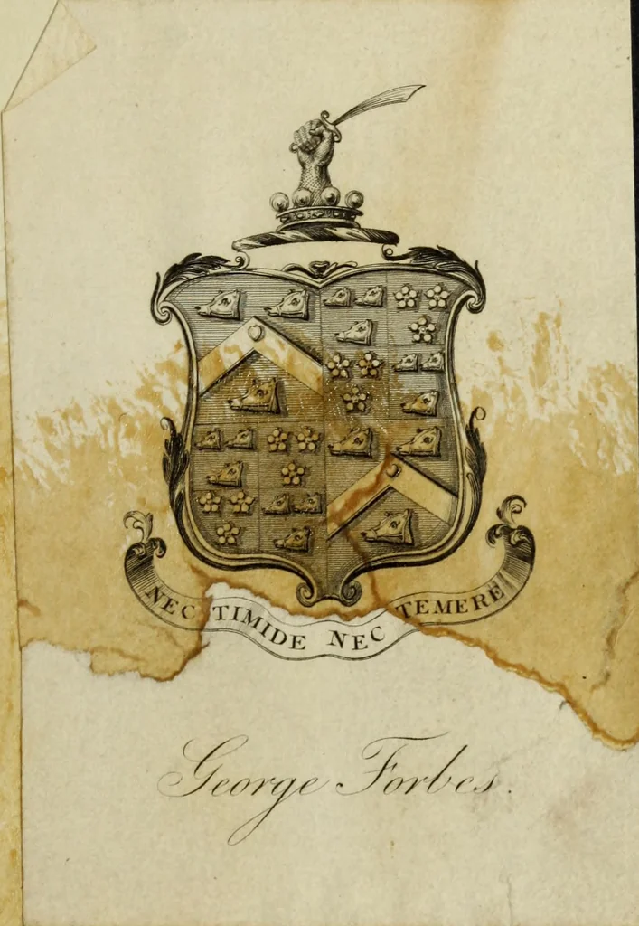 An illustration from Brutum fulmen: Or the bull of Pope Pius V concerning the damnation, excommunication, and deposition of Q. Elizabeth, as also the absolutionn of her subjects of their oath of allegiance, with a peremptory injunction upon pain of an anathema, never to obey any of her laws or commands, 1681, leaf 56