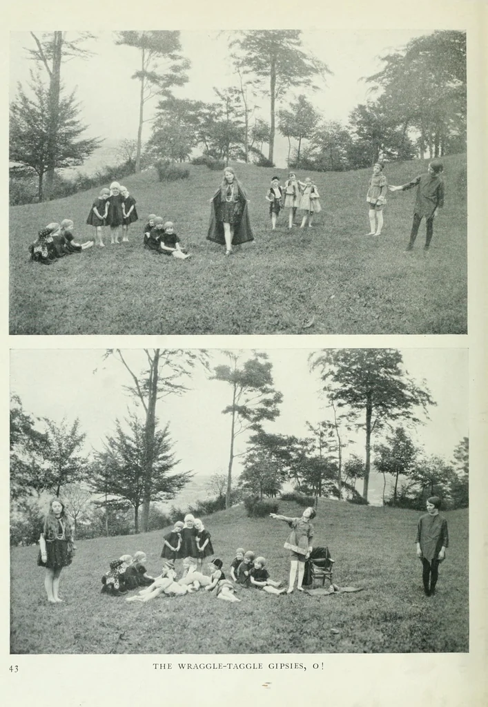 An illustration from Twenty-five new figure and character dances, 1927, leaf 66