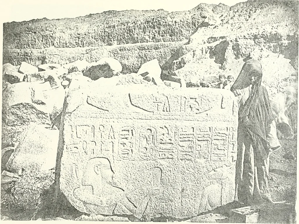 An illustration from Bubastis (1887-1889), 1891, leaf 118