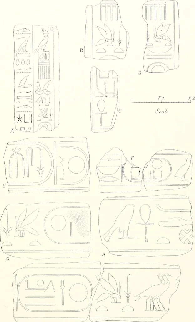 An illustration from Bubastis (1887-1889), 1891, leaf 148