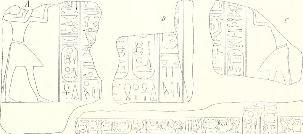 An illustration from Bubastis (1887-1889), 1891, leaf 164