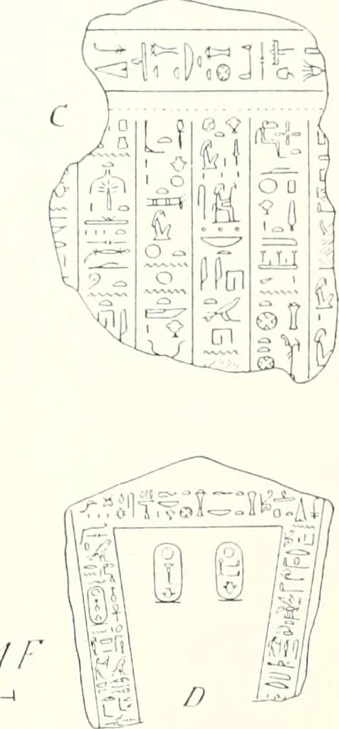 An illustration from Bubastis (1887-1889), 1891, leaf 168