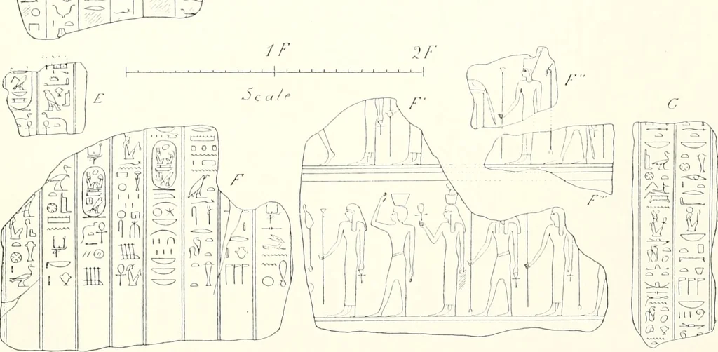 An illustration from Bubastis (1887-1889), 1891, leaf 168